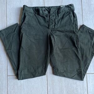 Balibaris Forest Green Straight Leg Pants 31
